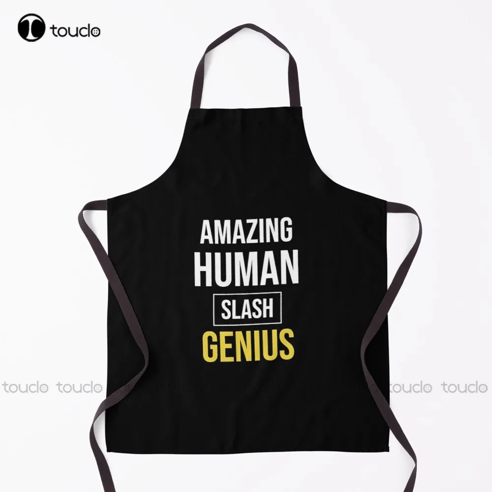 Brooklyn Nine Nine Amazing Human / Genius Apron Waitress Aprons For Women Men Unisex Adult Garden Kitchen Apron