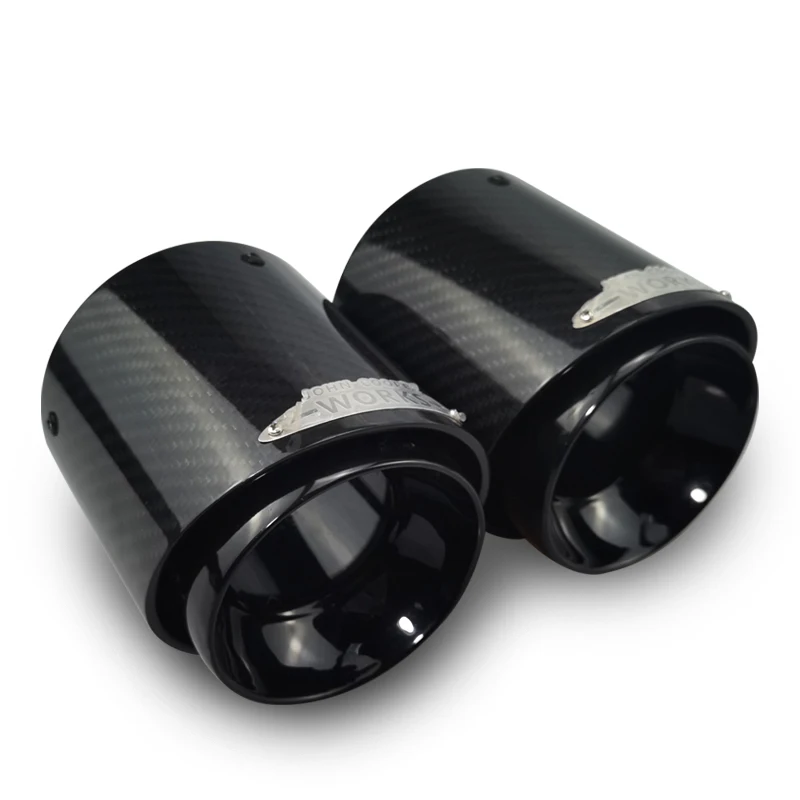 Carbon Fiber Exhaust Muffler Tips Fit for Mini Cooper R55 R56 R57 R58 R59 R60 R61 F54 F55 F56 F57 F60 mini cooper accessories