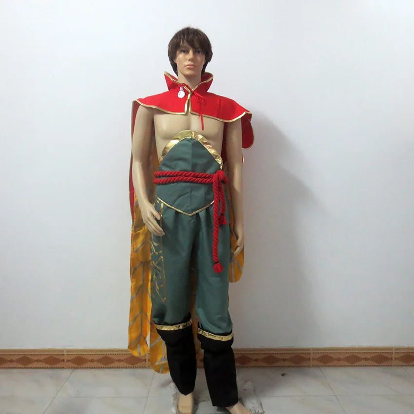 

LOL Rakan The Charmer Cosplay Costume Halloween Uniform Outfit Customize Any Size