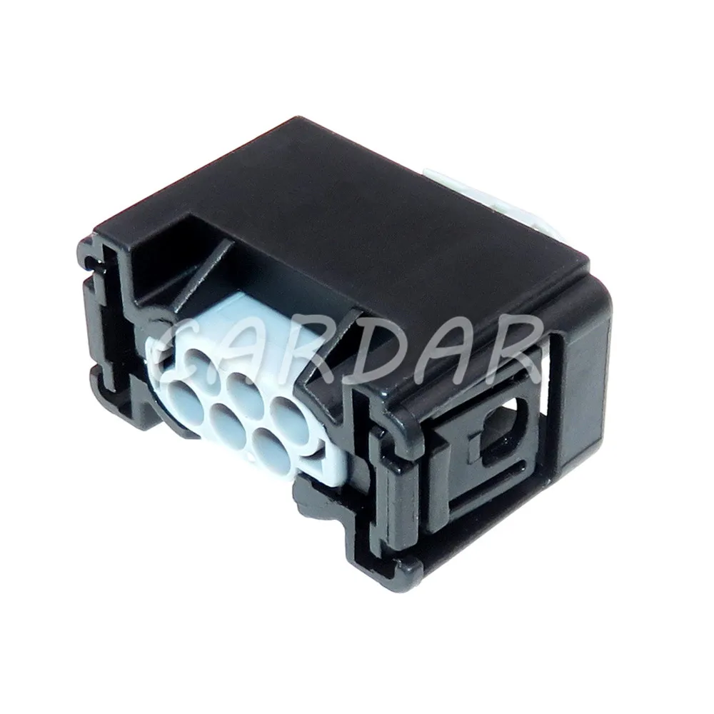 1 Set 6 Pin 0.6 Series Miniature Automotive Throttle Sensor Electric Wire Plastic Housing Waterproof Socket 1-967616-1