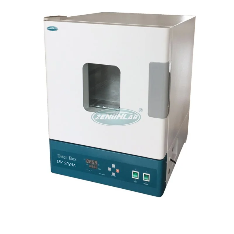 Nuevo Producto, horno seco electrotérmico de temperatura estable OV-9023A con doble ventana de vidrio, máquina de calor, volumen 25L, 110V/220V