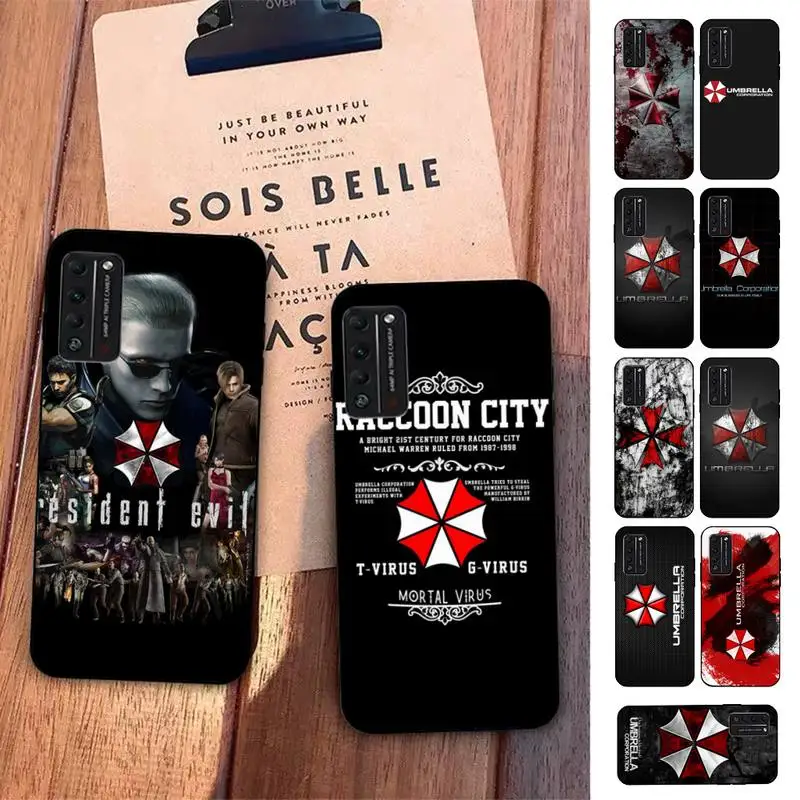 Umbrella Corporation Phone Case for Huawei Honor 10 i 8X C 5A 20 9 10 30 lite pro Voew 10 20 V30