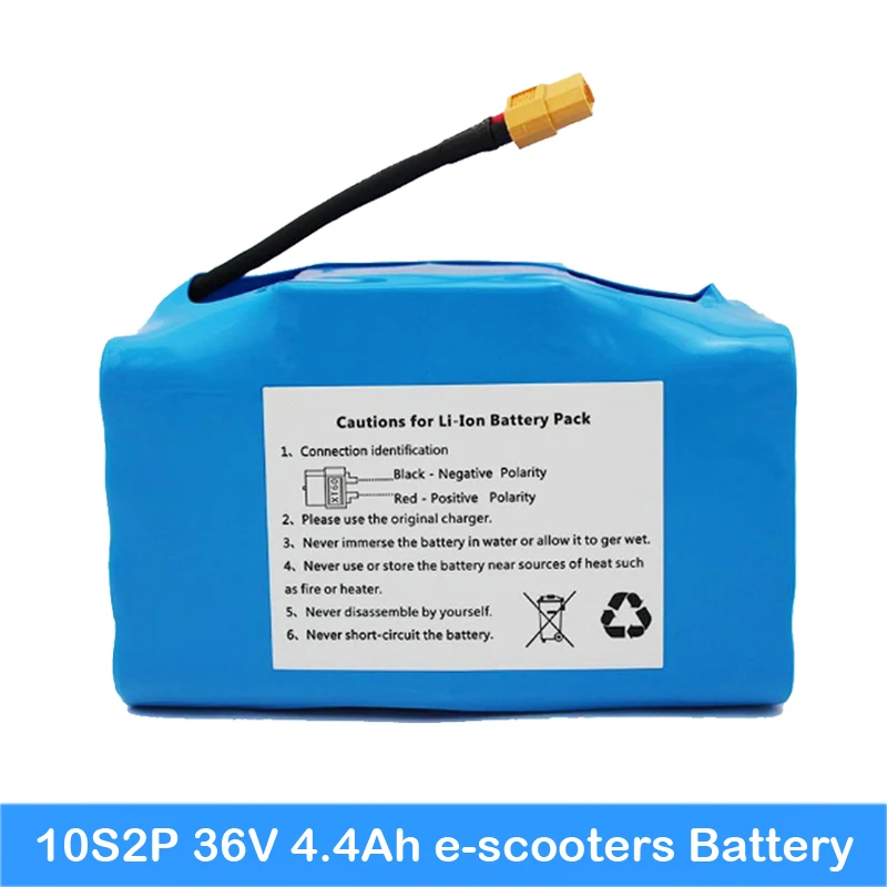 

2021 Battery New E-Scooter Vattery 36V 4.4Ah with PCB Lithium Battery Scooter for Scooter 10S2P for Turmera 20PCS Battery Inside