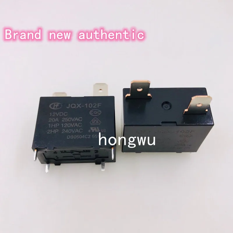 100% Original New 1PCS/ JQX-102F-12VDC  JQX-102F-P-12VDC  relay  20A  4pins