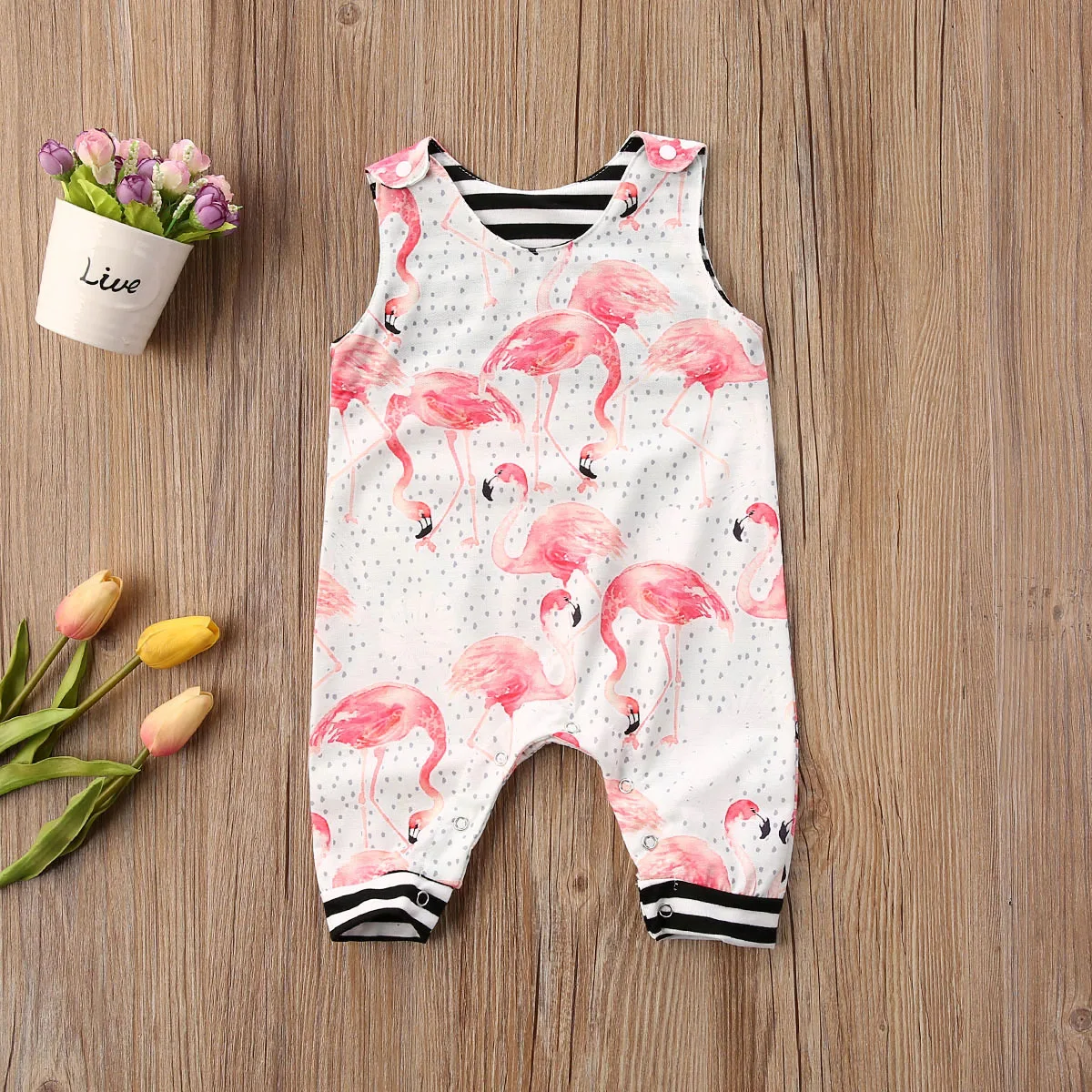 Cartoon Cotton Baby Romper 3