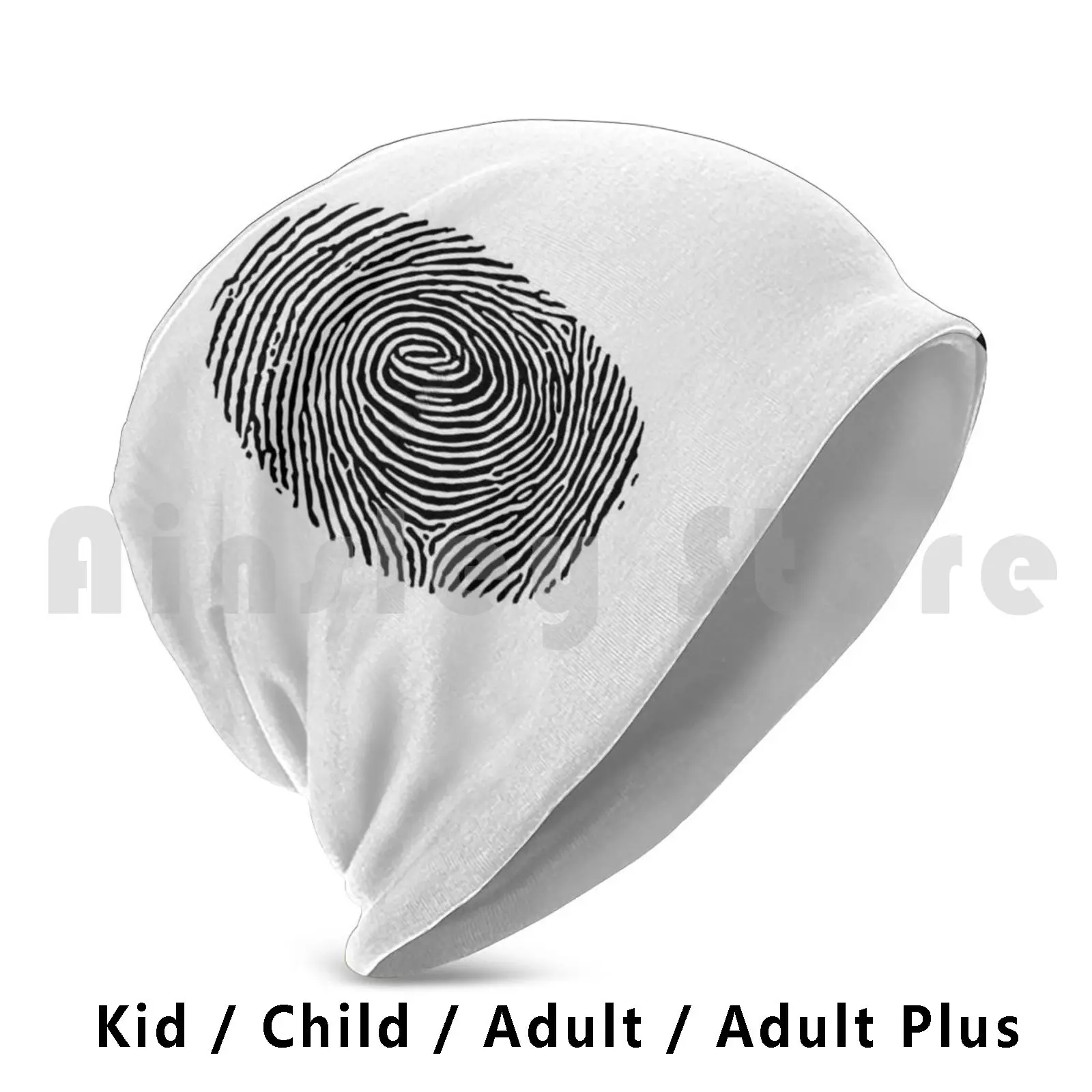 Fingerprint Csi Crime Scene Beanies Pullover Cap Comfortable Fingerprint Forensic Forensics Csi Detective Police