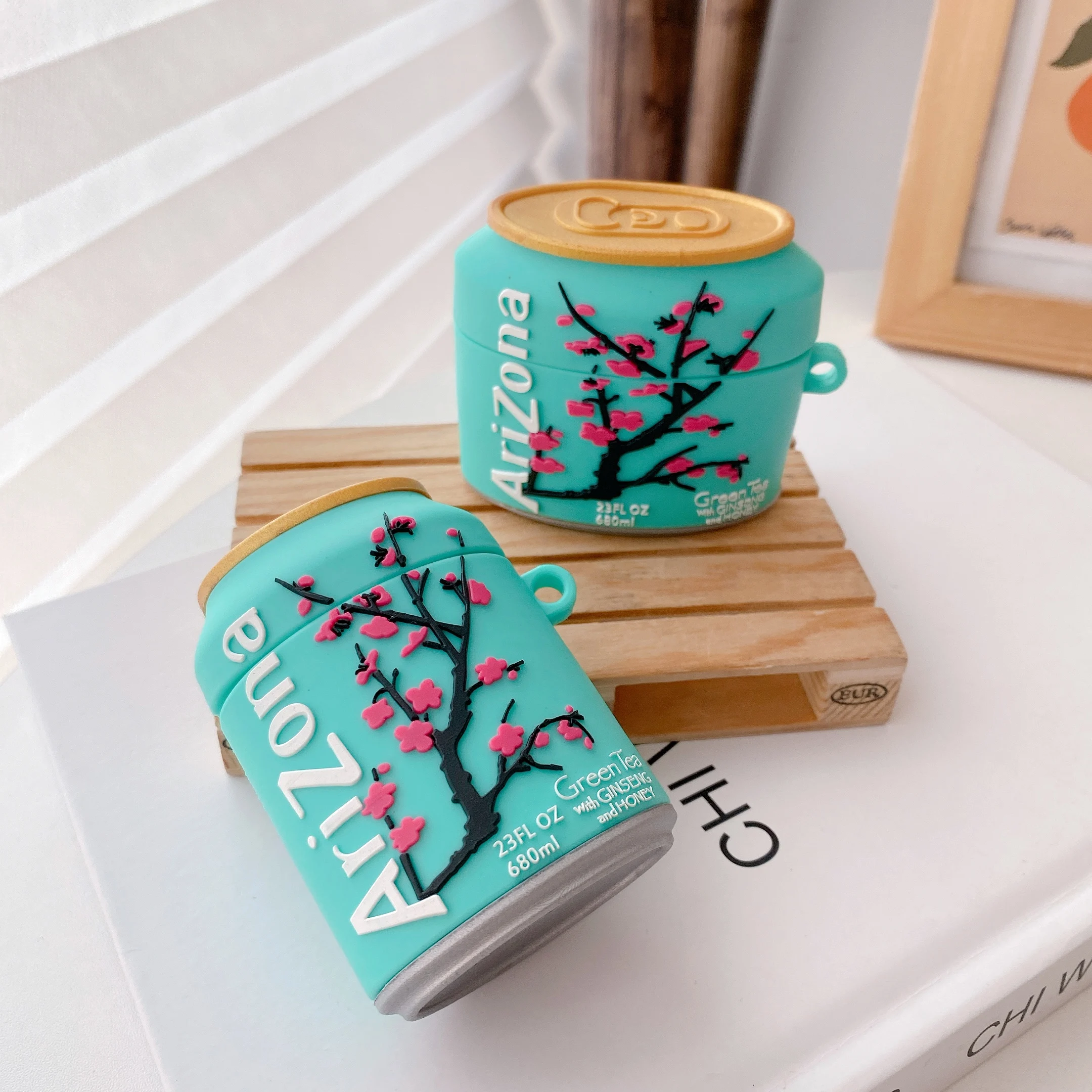 Arizona Sakura Iced Tea Drink Silicone Earphone Cover for Airpods
