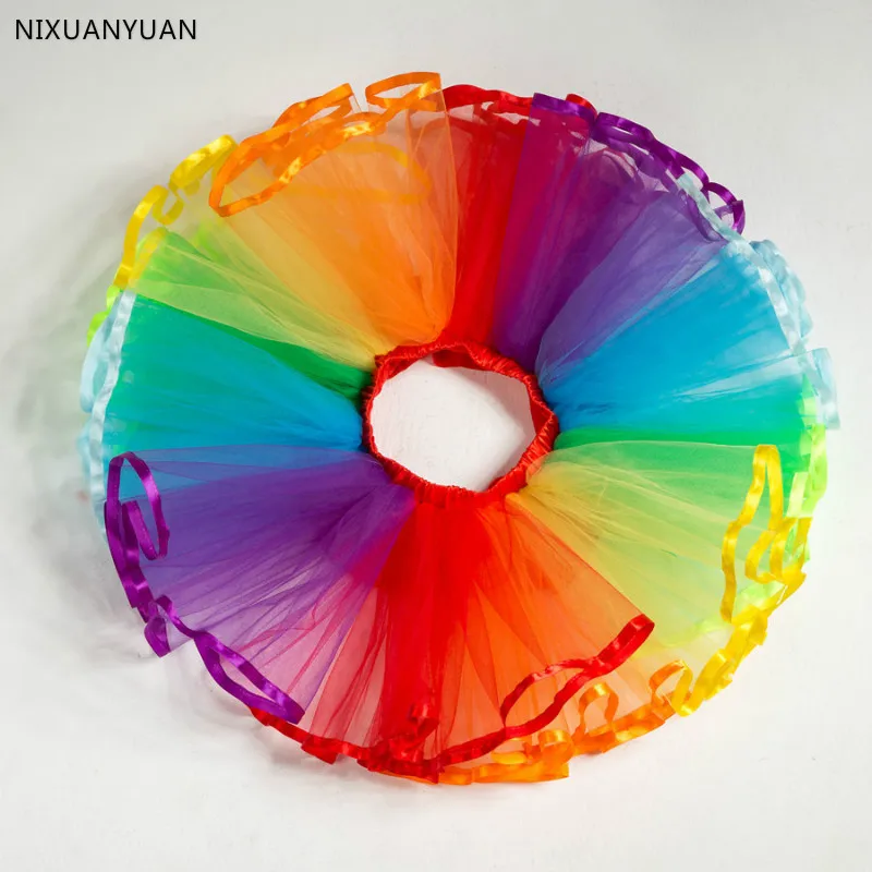 

Женская разноцветная Нижняя юбка, короткая юбка-пачка для косплея Лолиты, короткая юбка в стиле рокабилли кринолина