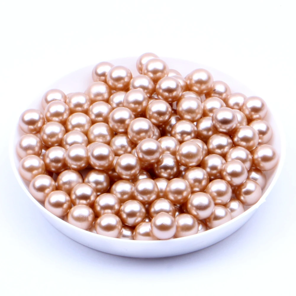 

5mm 1000pcs No Hole Round Pearls Multiple Colors Imitation Pearls Craft Art DIY Bead Nail Art Decorations