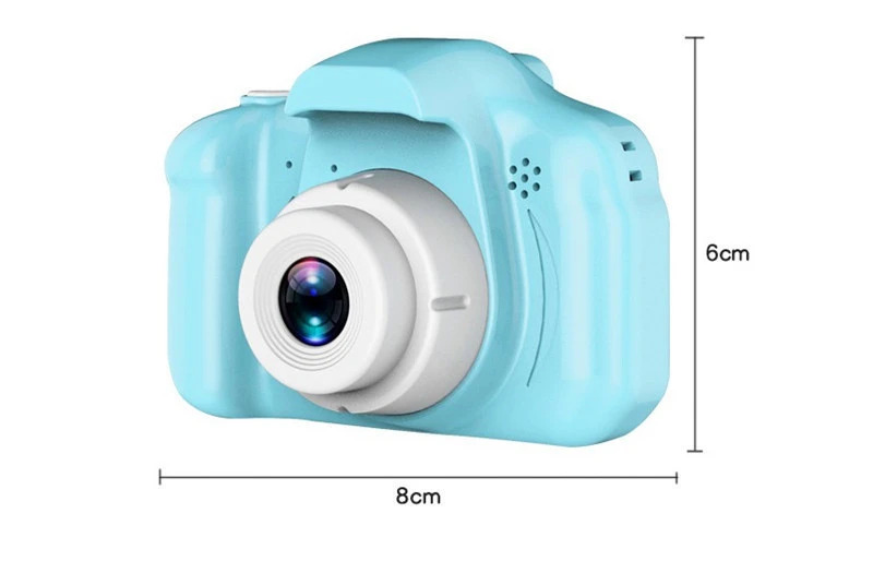 Nieuwe Collectie Kids Mini Digitale Camera 2.0 Inch HD Scherm 2 mega pixels 1080 P Projectie Video Camera Cadeau voor Kinderen Camera Speelgoed