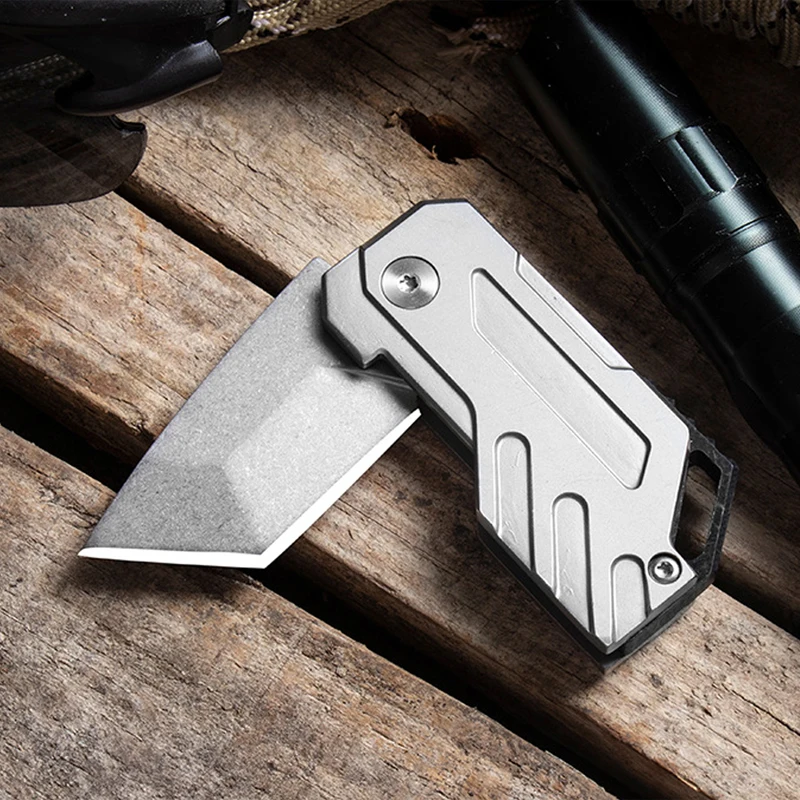 D2 Steel Folding Knife Self Defence Outdoor Survival Gear Hunting Cs go Pocket Knife EDC Keychain Hand Tools Jackknife Cutter