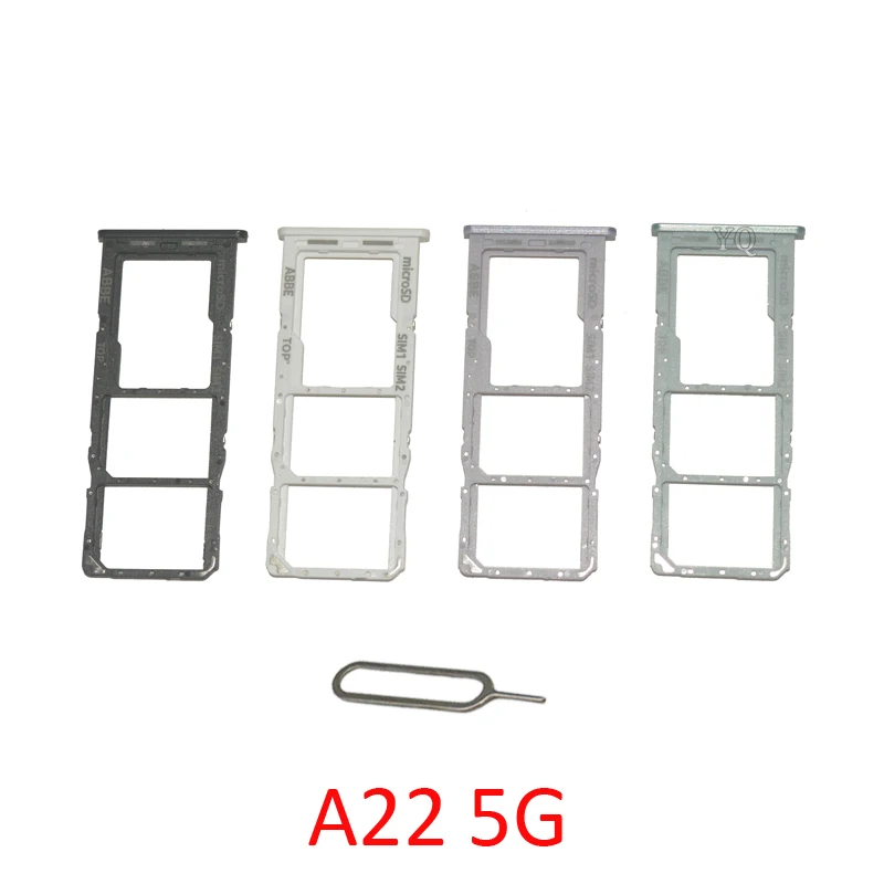 

Sim Chip Tray For Samsung Galaxy A22 5G A226B A226BR A226 New Phone SIM SD Card Slot Adapter Holder Drawer Part + Pin