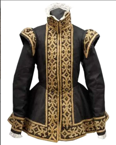 

Adult's Clothes Custom Made Medieval Menswear Style Clothes Black Top Costume Cosplay for Halloween Carnival Party