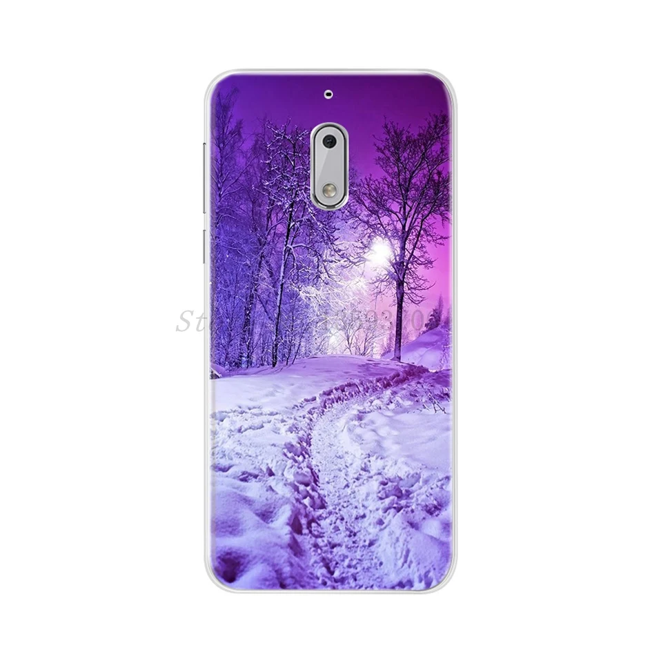Case For Nokia 6 Shockproof Cover Soft Silicon Matte Patterns Bag Phone Cases For Nokia 6 5 3 2 2017 Back Cover Protective Shell
