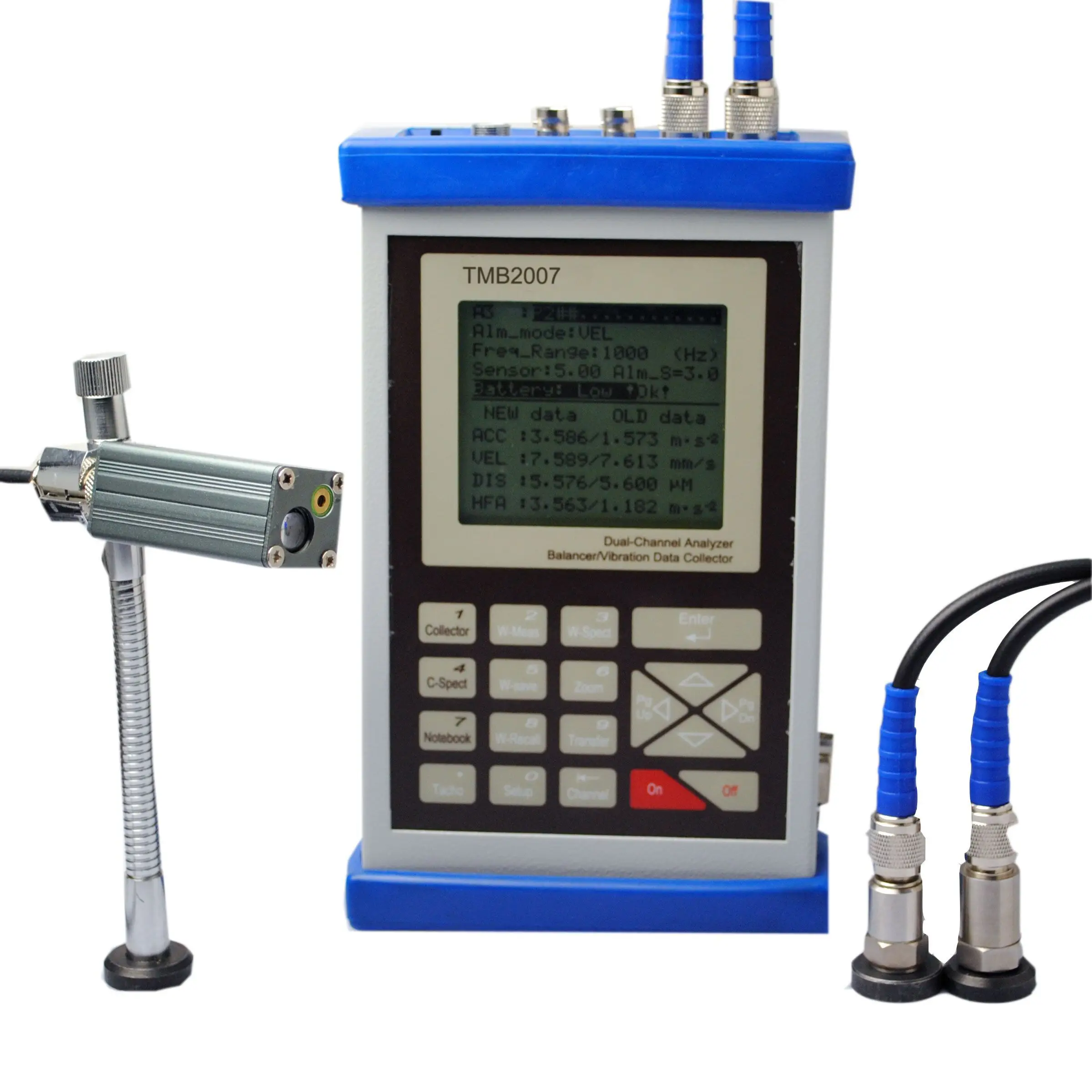 TMB2007   2-Channel Vibration Anylyzer & Balancer