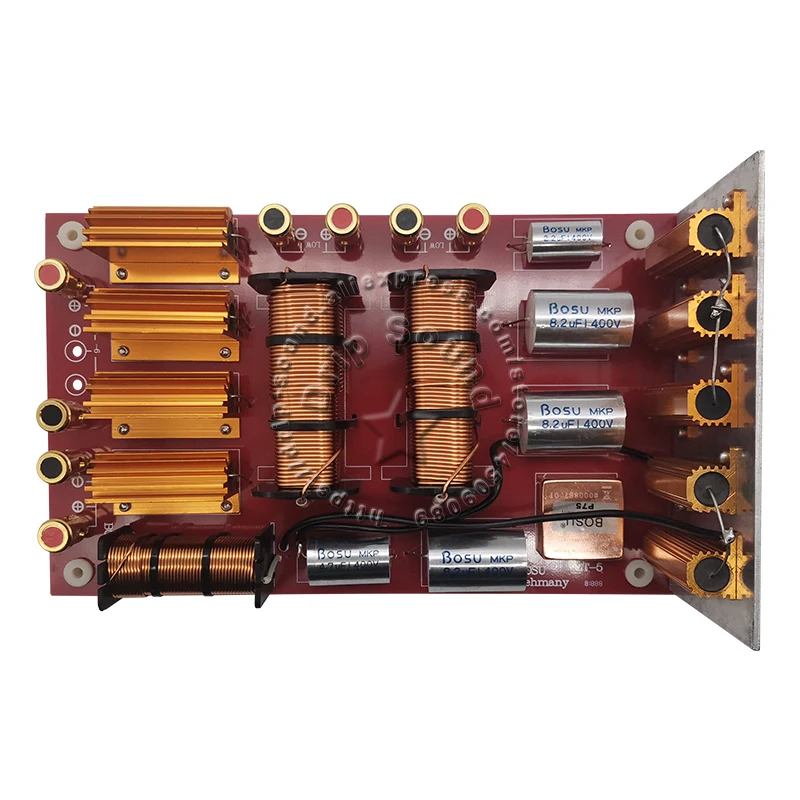 

1 шт., 2-полосный, 3 блока, Hi-Fi динамик, делитель частоты, 800 Вт, кроссоверные фильтры с двойными басами и защитой от предохранителя твитера