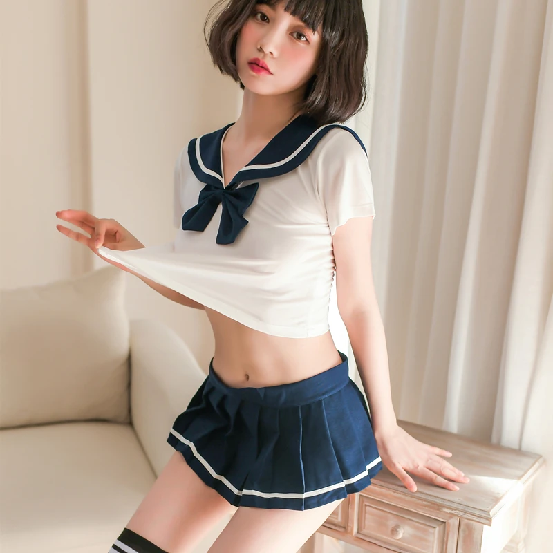 Sexy Sailor der Kleidung Spaß Unterwäsche Student der Kleidung Weibliche Reine JK Uniform Perspektive Weichen Schwester Schöne Anzug