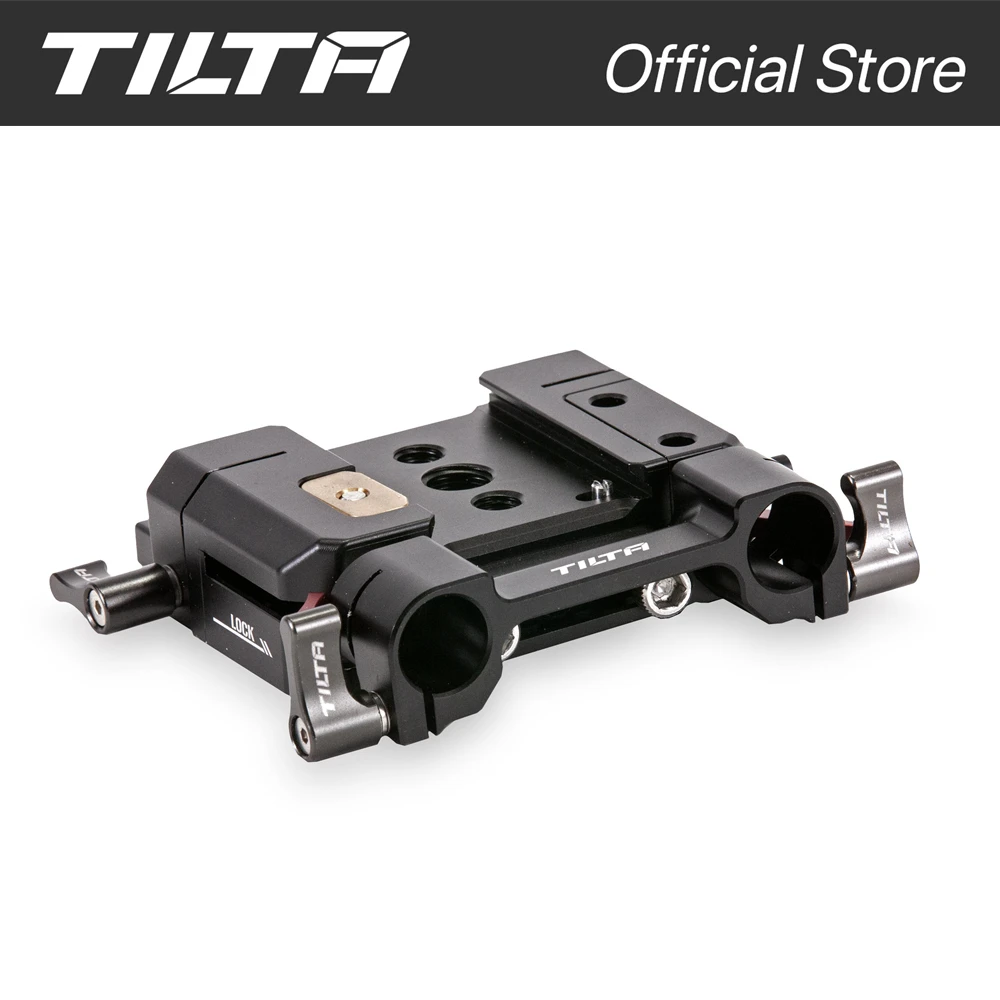 TILTA TA-BSP5-15-B 15mm LWS Baseplate Type V Black for Tiltaing for Canon C70 Camera Cage MAVO Edge 6K/8K Dslr Rig