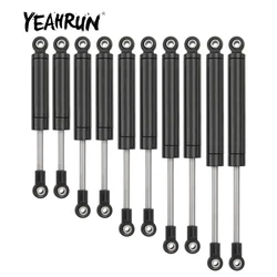 YEAHRUN 4pcs 80/90/100/110/120mm Aluminum Alloy Climbing Car Shock Absorber Springs Set for SCX10 TF2 RC Rock Crawlers Accessory