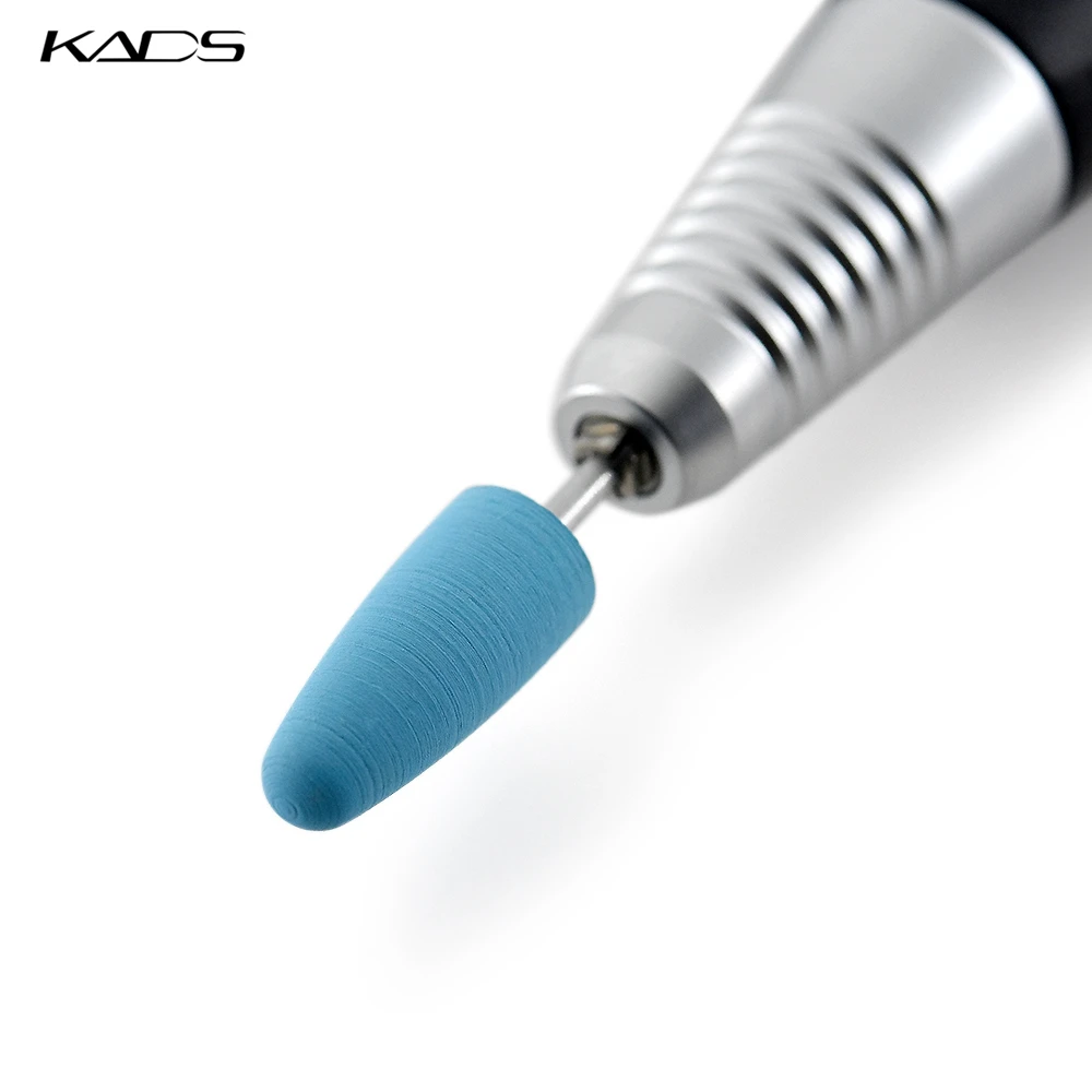 KADS – perceuse à ongles électrique en caoutchouc, Machine de manucure, tampon en Silicone, lime, polisseuse, fraise, outil de nettoyage des cuticules