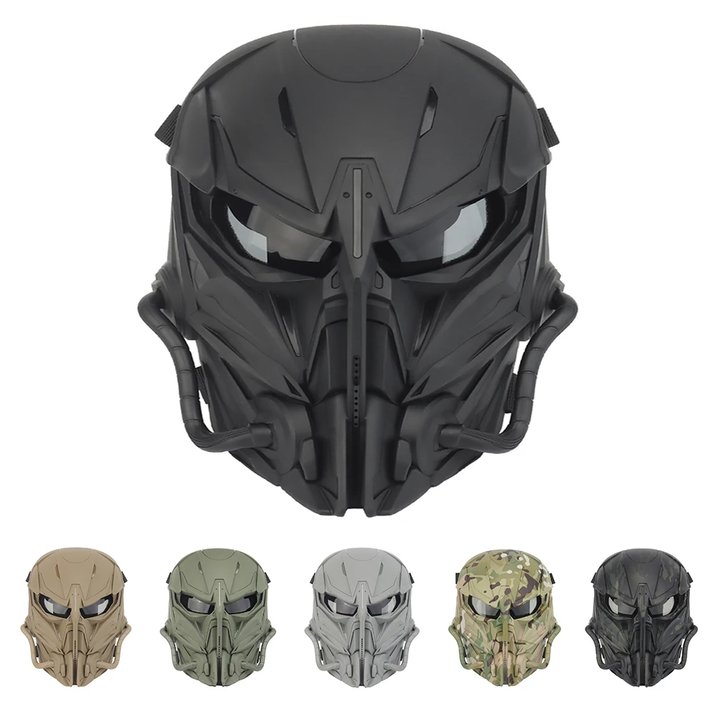 Paintball Mask Punisher Anti-Fog Lens Breathable Shockproof Camouflage Mask Tactical Hunting Airsoft Combat Protective Equipment