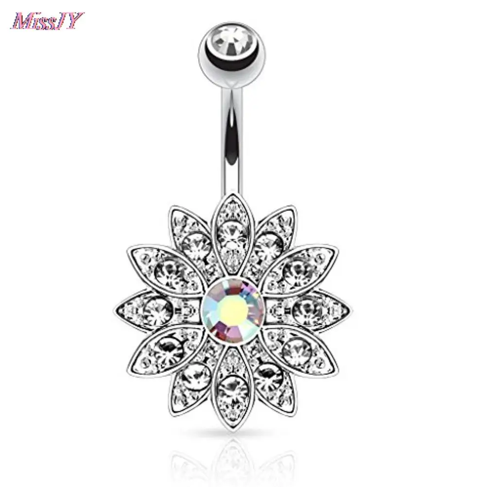 1 مجموعة 14 جرام 16 جرام المهنية ثقب السرة أداة عدة الفولاذ المقاوم للصدأ البطن الدائري اللسان الزنمة الحلمة الشفاه الحاجب الأنف مجوهرات للجسم