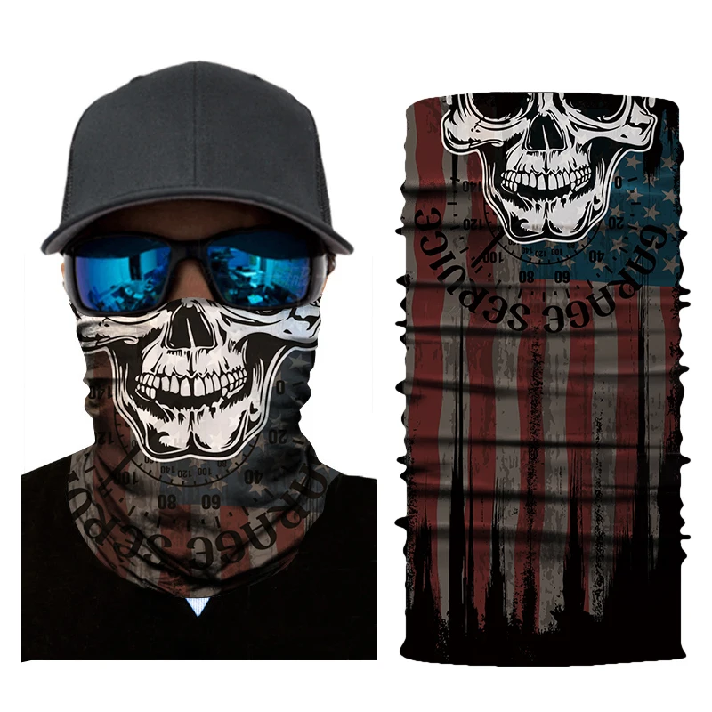 Motorcycle Mask Face Shield Balaclava Biker Mask Skull Face Masks Ghost Cycling Ski Bandanas Mascara Moto Motosiklet Mask