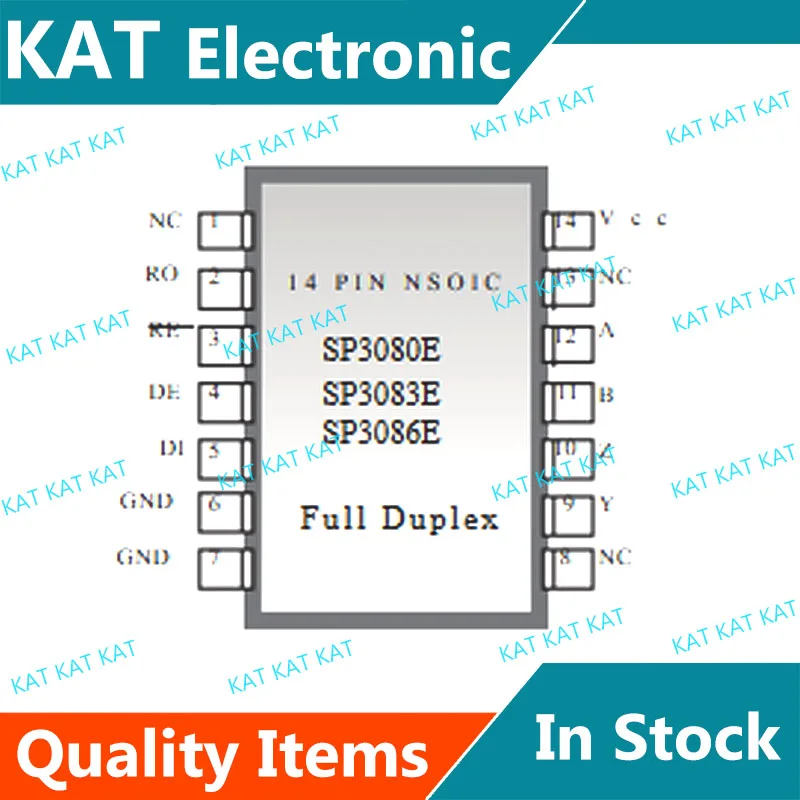 5PCS/Lot SP3080EE SP3080EEN SP3083EE SP3083EEN SP3086EE SP3086EEN Advanced-Failsafe RS-485/RS-422 Transceivers 1/8th Unit Load