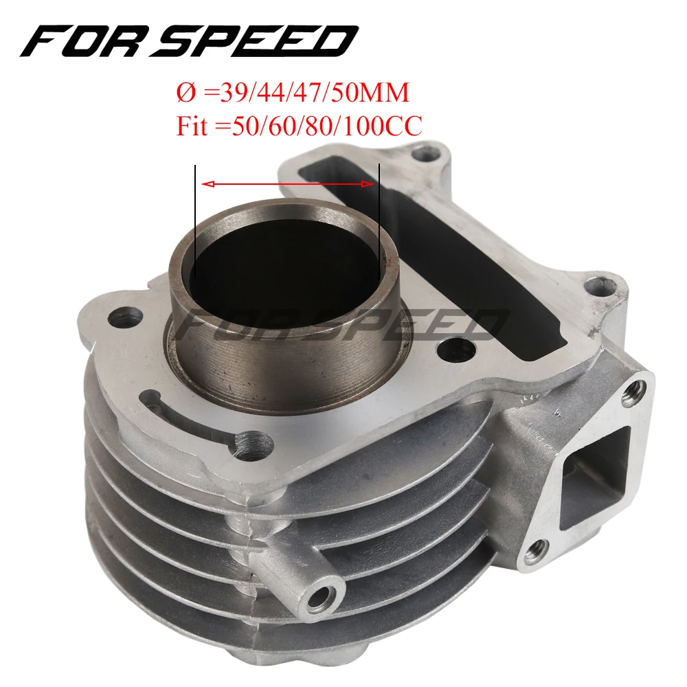 Big Bore Kit Cylinder Piston Rings fit for GY6 50cc to 100cc 4 Stroke Scooter Moped ATV with 139QMB 139QMA Engine 39/44/47/50mm