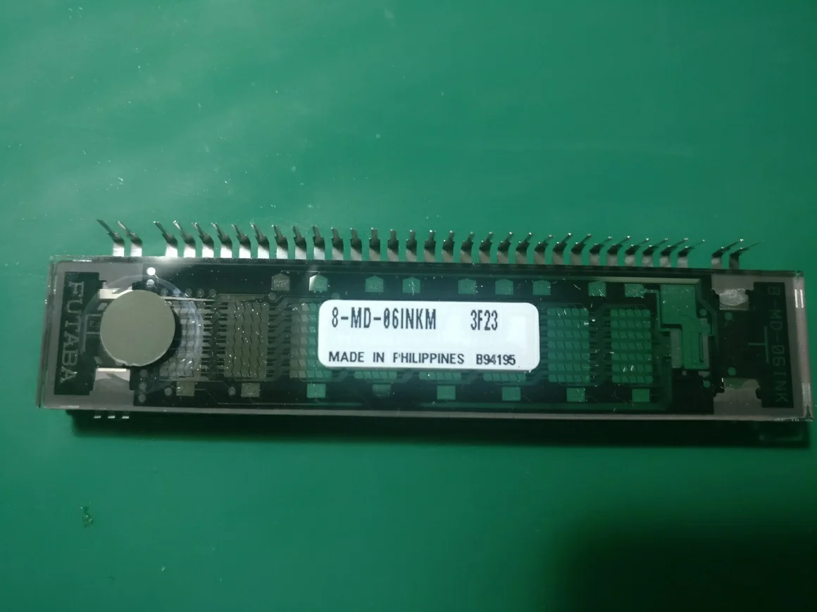 Futaba 8MD06INKM VFD phosphor screen display module 8-bit 5x7 lattice dot matrix VFD 8-MD-06INKM