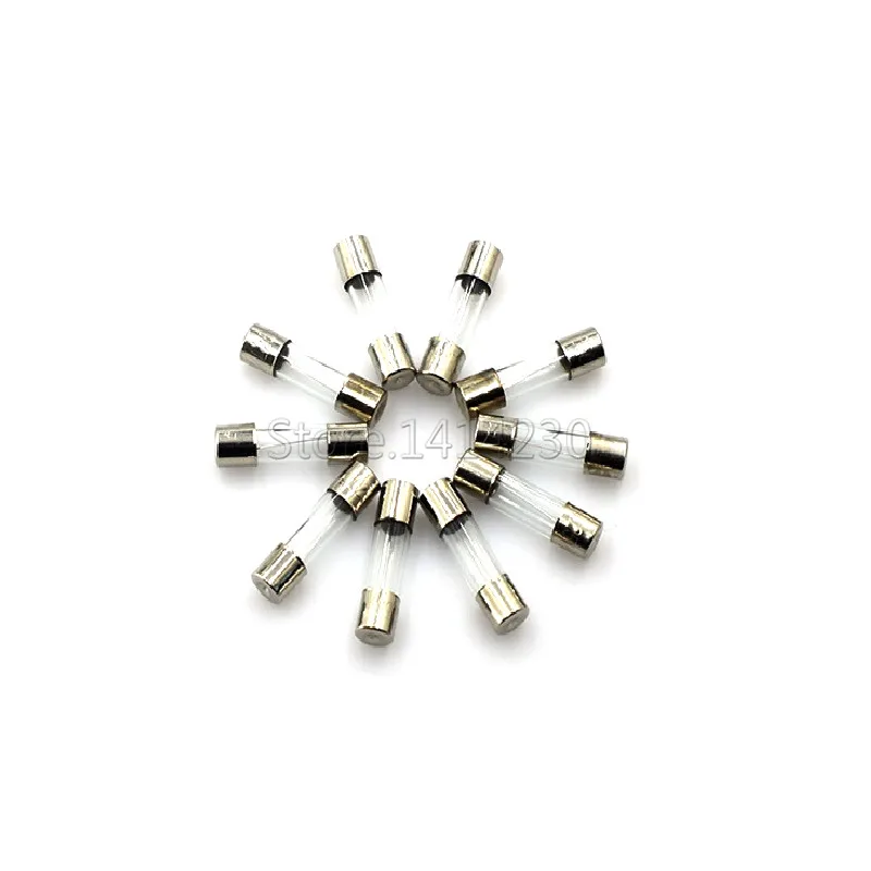 10Pcs 5x20mm 6x30mm Fast Quick Blow Glass Tube Fuse Assorted Kit Fast Blow Glass Fuses 1A 2A 3A 4A 5A 6A 10A 20A 250V 5*20mm