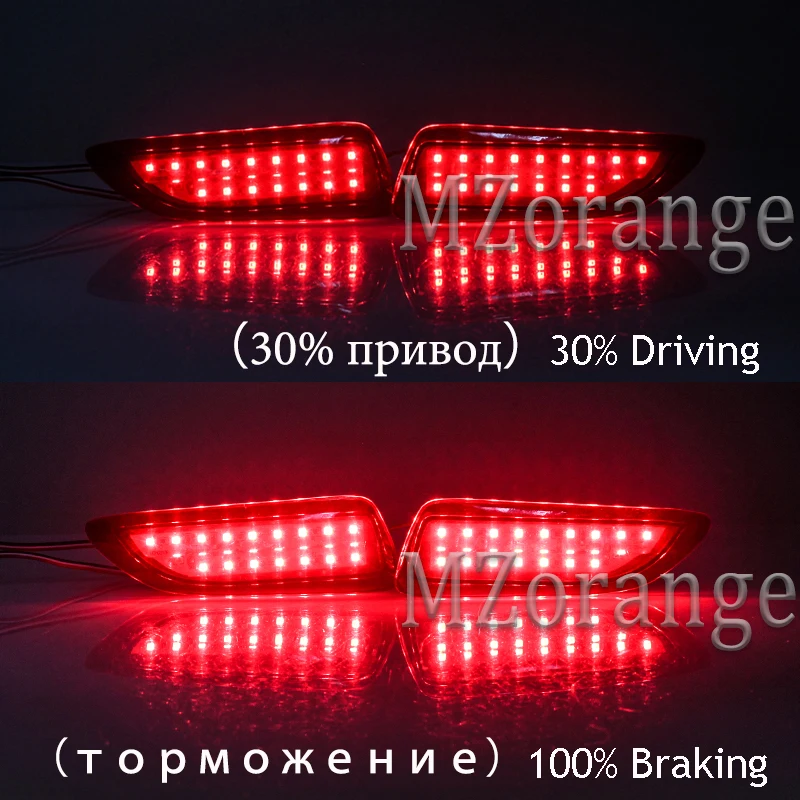 LED Reflector Rear Back Tail For Toyota Corolla/For Lexus CT200h Bumper Brake Stop Running Light Fog Lamp Car Accessories