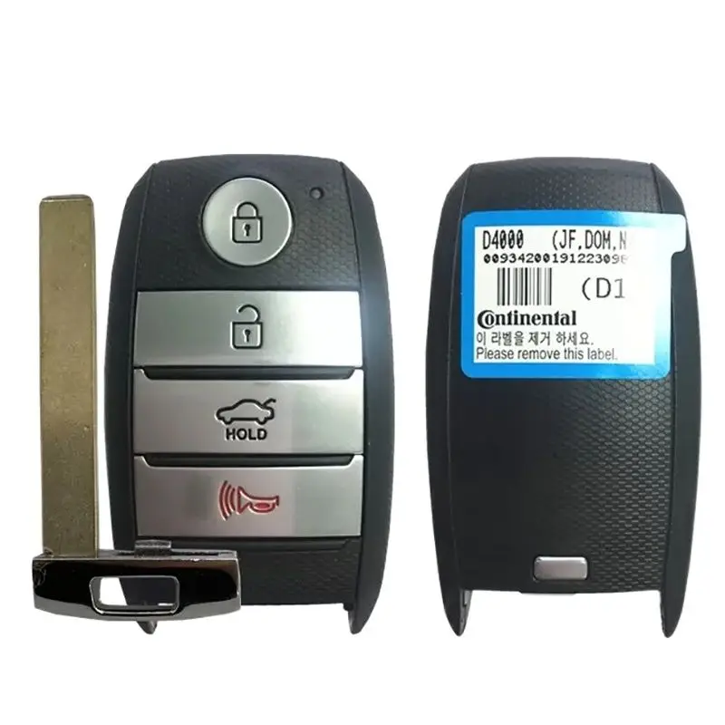 

CN051114 Aftermarket Keyless Remote For KIA Optima 2016-2020 Car Key Fob 95440-D4000 95440-D5000 433MHz ID47 Chip SY5XMFNA433