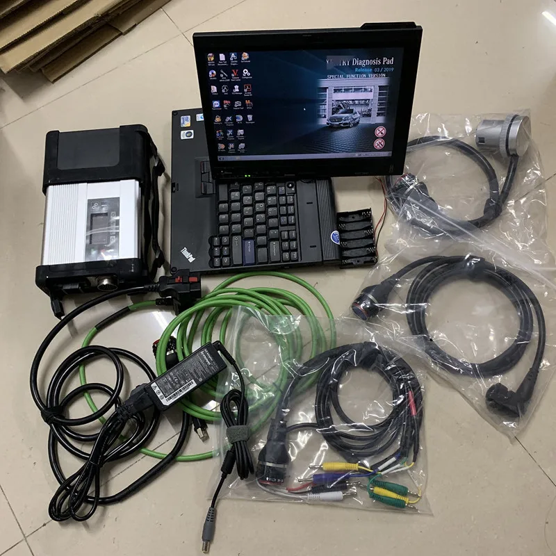 

Mb Diagnostic Interface Star C5 with x200t Touch Screen Laptop 09/2023 Newest Software Ssd Super Ready to Work