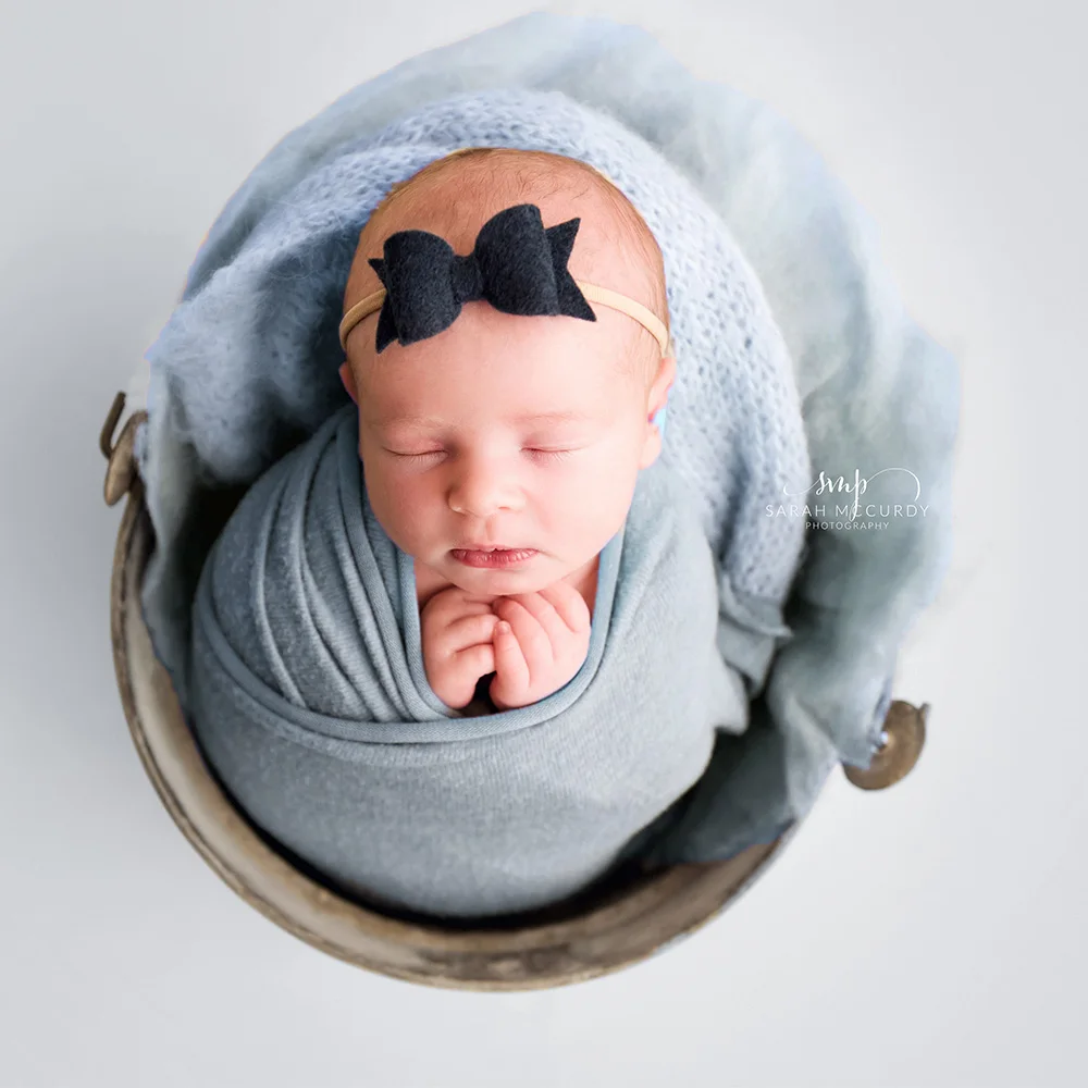 Don&Judy Wool Blanket Newborn Photography Props Photoshoot Studio Posing Background Basket Filler Infant Fotografia Accessories