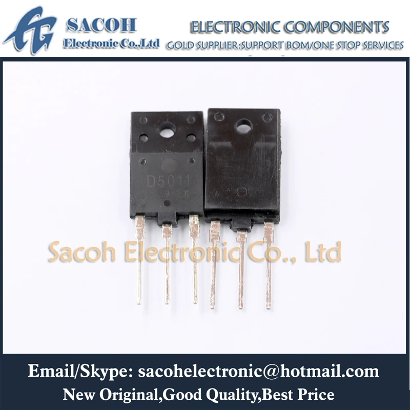 Refurbished Original 10Pcs/Lot 2SD5011 OR 2SD5017 OR 2SD5029 TO-3PF 3.5A 1500V Silicon NPN Power Transistor