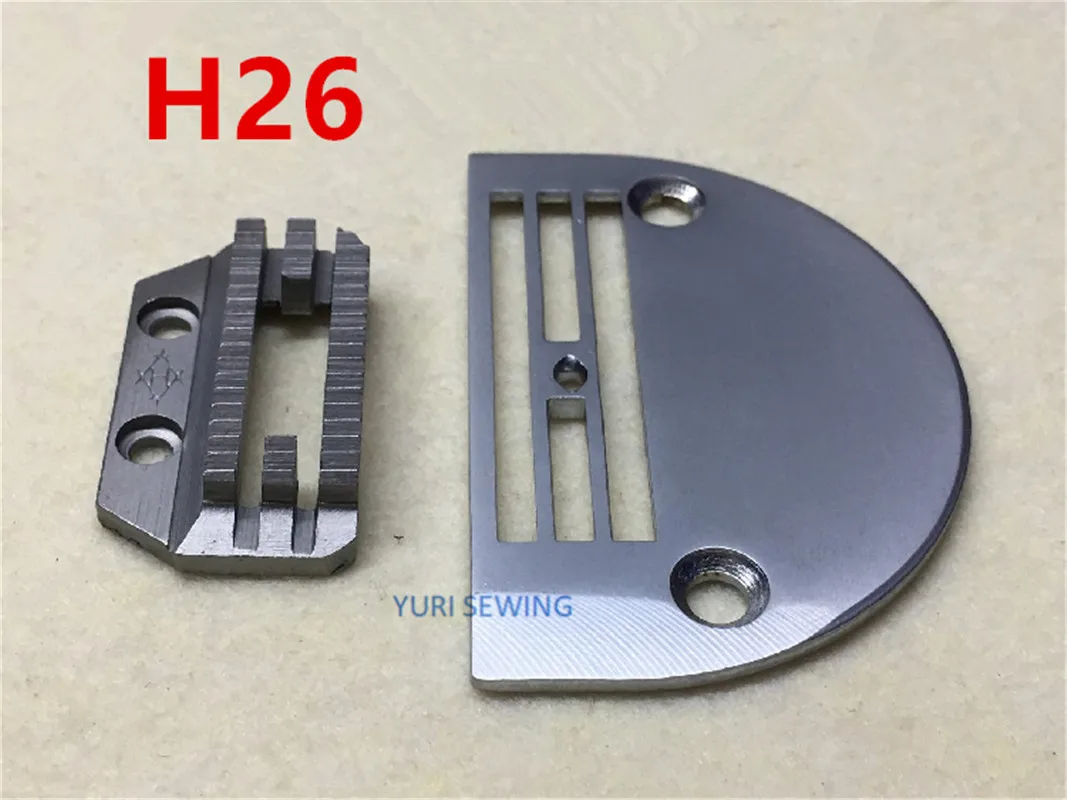 H26 needle plate and feed dog lock stitch heavy material industrial sewing machine spare parts