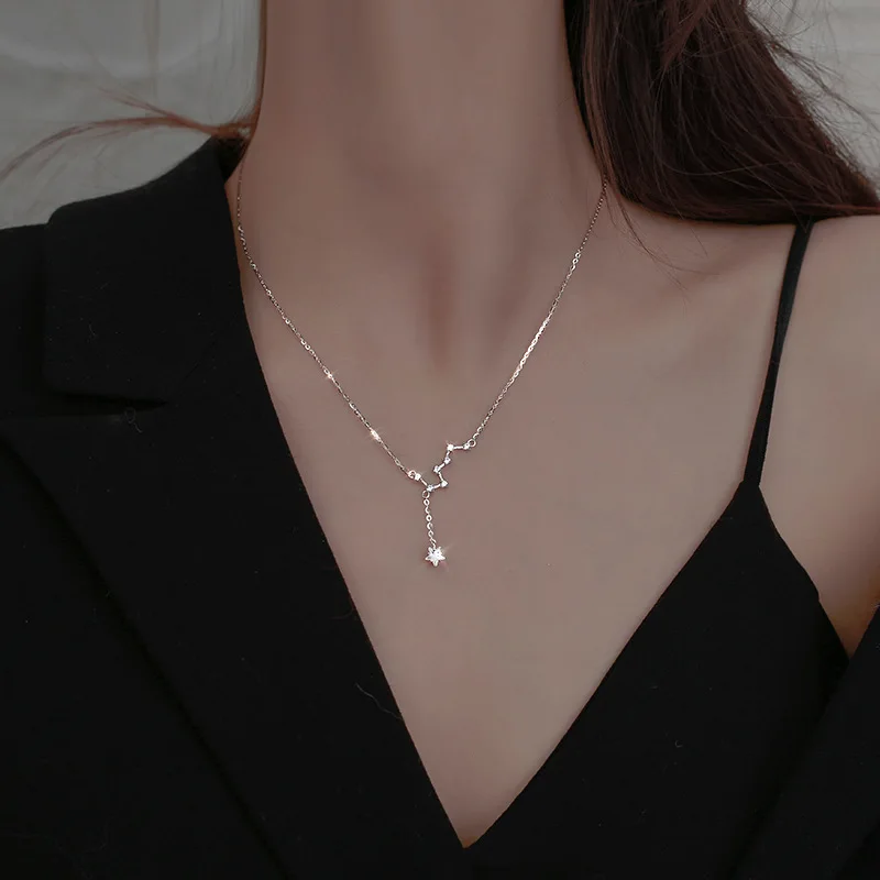 UMODE NEW Big Dipper Necklace For Women Fashion CZ Clavicle Chain Necklaces Gift Jewelry Accessories Chocker UN0418