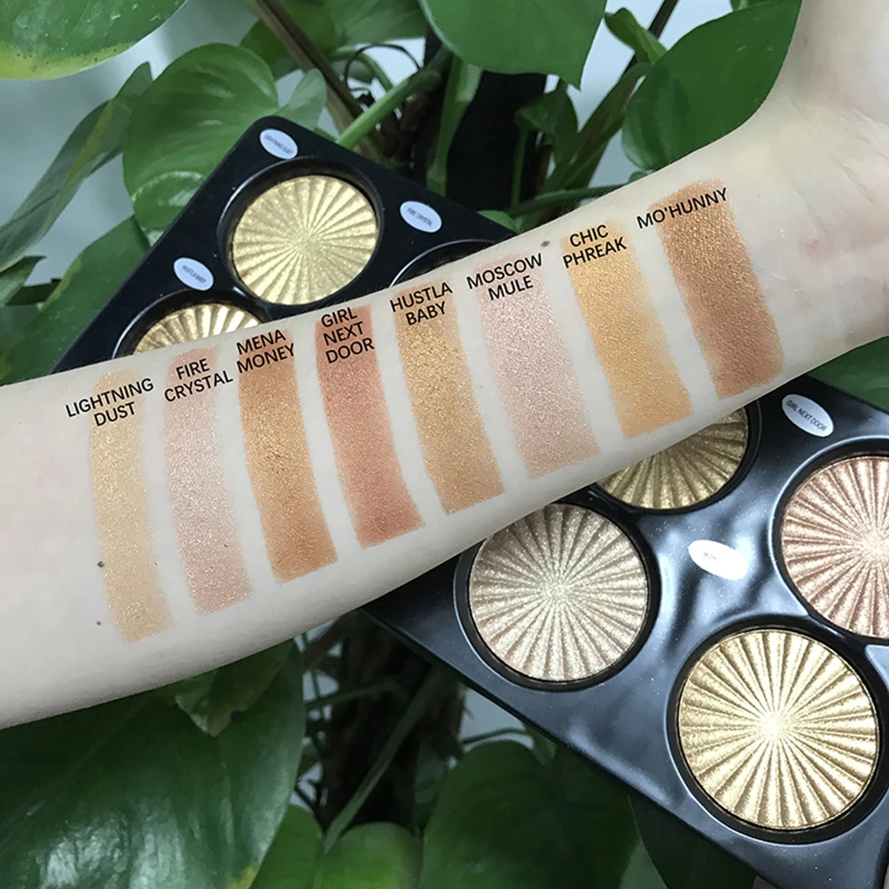 

8 Color Highlighter Powder Private Label Custom Highlighter powder Bulk Makeup Free Shipping