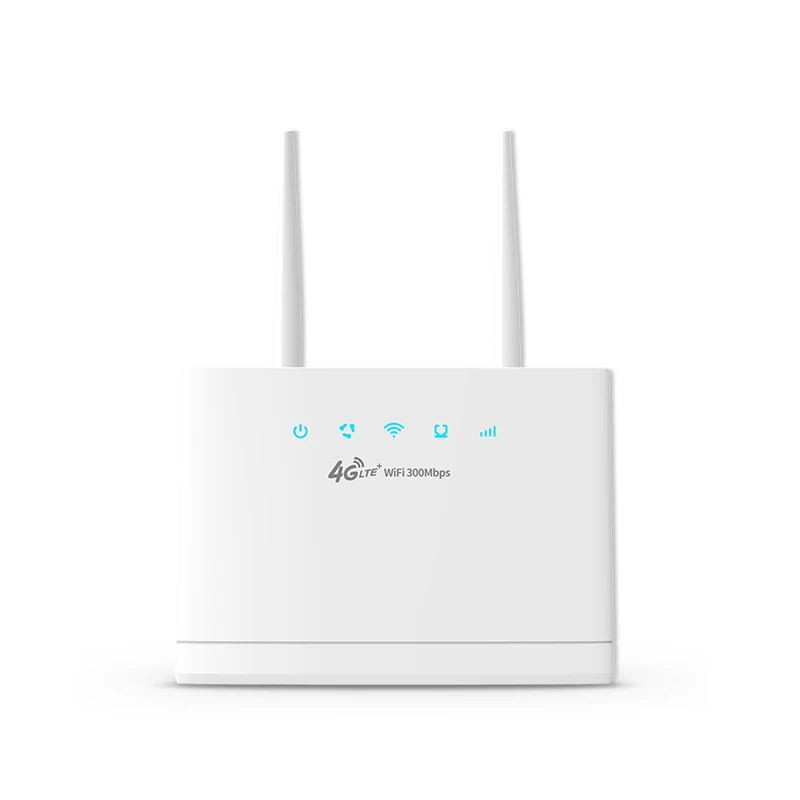 LTE 라우터 CAT4 300Mbps 실내 4G 실내 CPE SIM 카드 Wifi 경로 잠금 해제 FDD/TDD 카드 5000 mAh 배터리 RJ45 WAN LAN