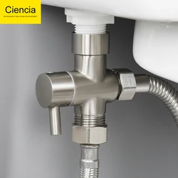 Ciencia Brass Chrome/ Brushed Nickel 3-way 7/8 or 15/16