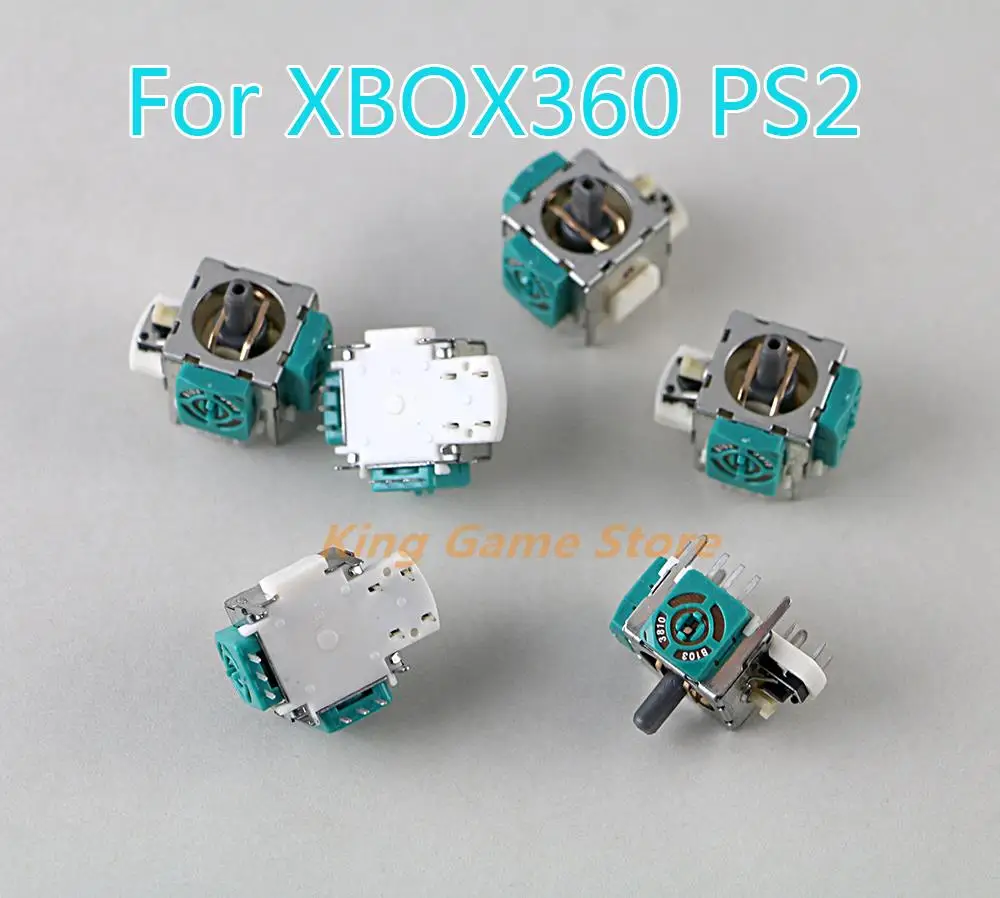 

200pcs/lot 3D Analog Joystick Stick Sensor For Xbox 360 For PS2 With Alps logo Controller Joystick Replacement Repair Parts