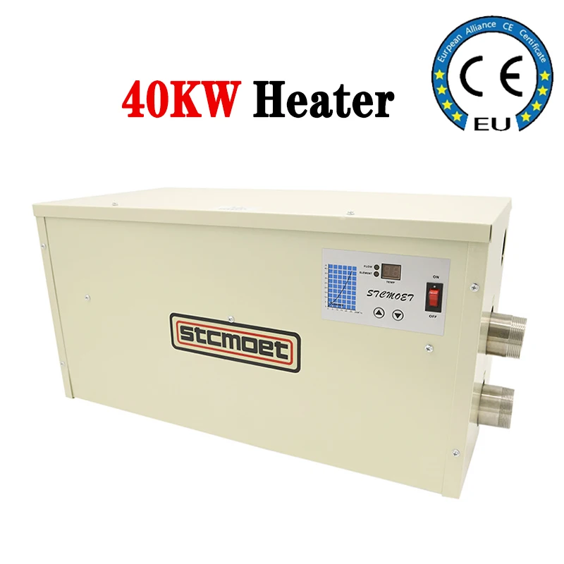 40KW Pool & SPA Water Electric heater 380V Thermostat equipment Swimming pool heating equipment Winter Swimming