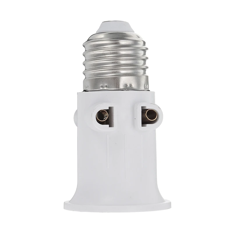 AC100-240V 4A E27 ABS Uni Eropa LED Bohlam Adaptor Lampu Pemegang Base Plug Konektor Aksesoris Sekrup Fitting Konversi untuk Lampu