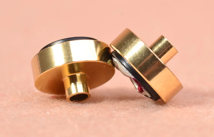 GHXAMP 10mm Subwoofer Headphone Speaker Metal Convex Speaker Unit In-Ear Earphone Speaker DIY Accessories 18Ohm 2pcs