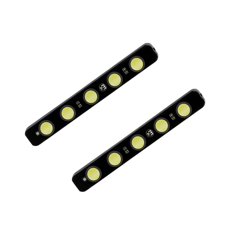 SUNKIA LED Universal 100% Waterproof Car 5 LED Daytime Running Light DRL Fog Warning Decorative Lamp Super Bright