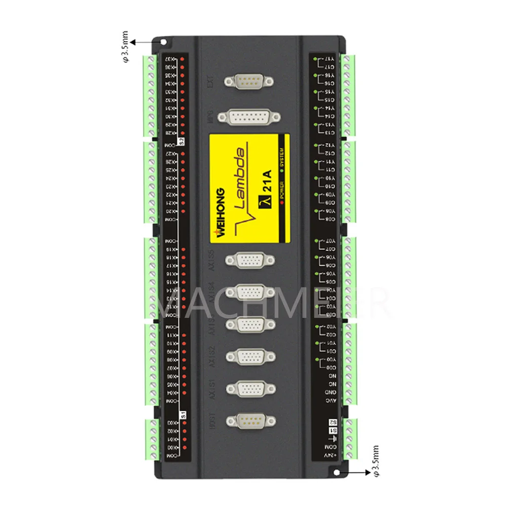 CNC Engraving Machine Controller NK280B 3/4AXIS Integrated ระบบ WEIHONG NC StudioV10NK280B เชื่อมต่อแบบบูรณาการการ์ดควบคุม