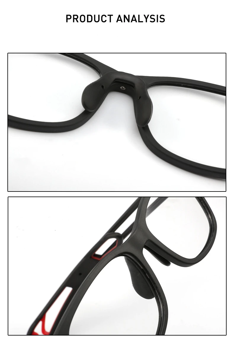 Männer Und Frauen Mode Im Freien Reiten TR90 Brille Nicht-Slip Myopie Basketball Sport Brille Super Licht Und Komfortable YD1927 – Detail 11