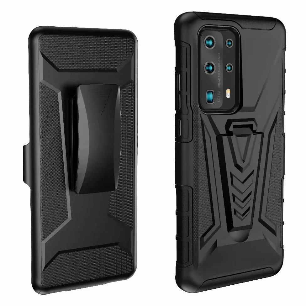 Shock-Proof Heavy Duty Armour Tough Stand Case With Belt Clip For  Xiaomi Poco M3 Cover