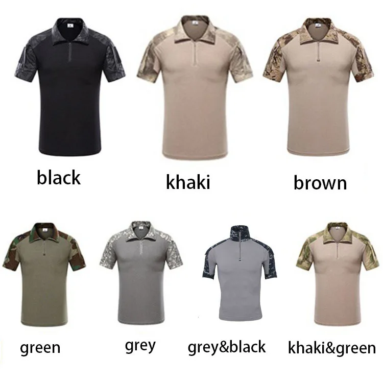 

ICCLEK Summer Fit Army Green Trend Polo Solid Color Casual Short-sleeved Summer Lapel Polo Shirt Polo Shirt Men